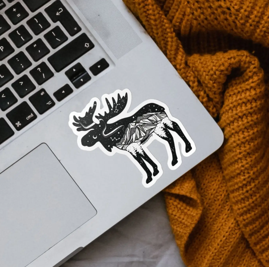 Moose Sticker 2 Moose Sticker 2
