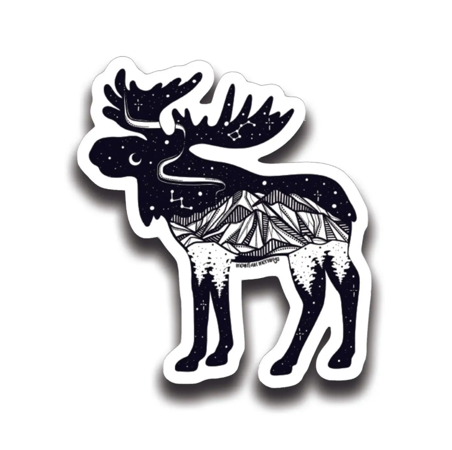 Moose Sticker Moose Sticker