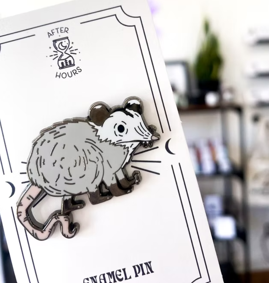 Opossum Enamel Pin Opossum Enamel Pin