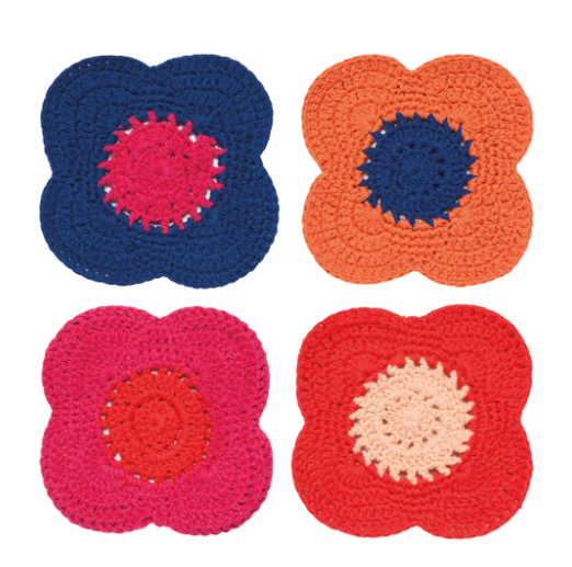 Poppy coasters Poppy coasters