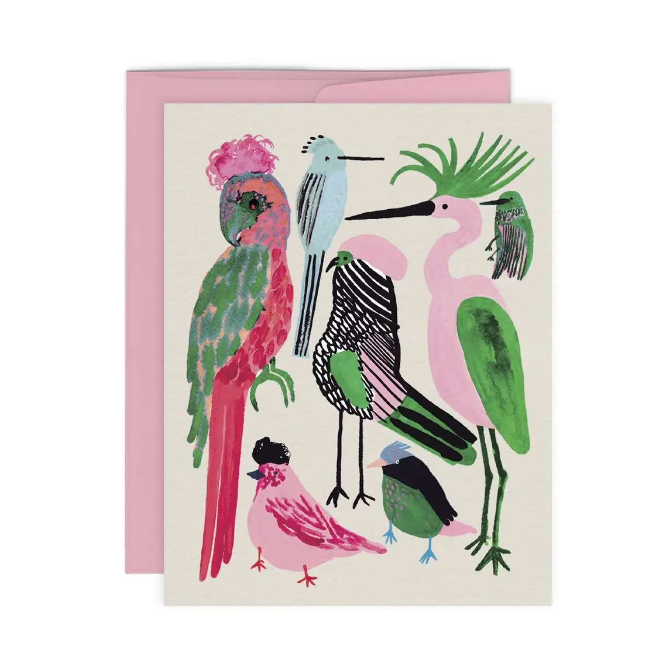 Exotic Birds Card by Paperole