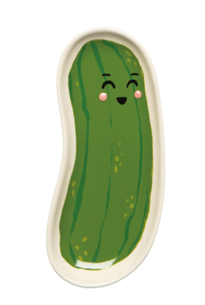 pickle shaped dish pickle shaped dish