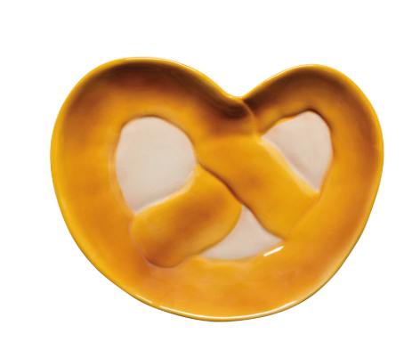pretzel shaped dish pretzel shaped dish