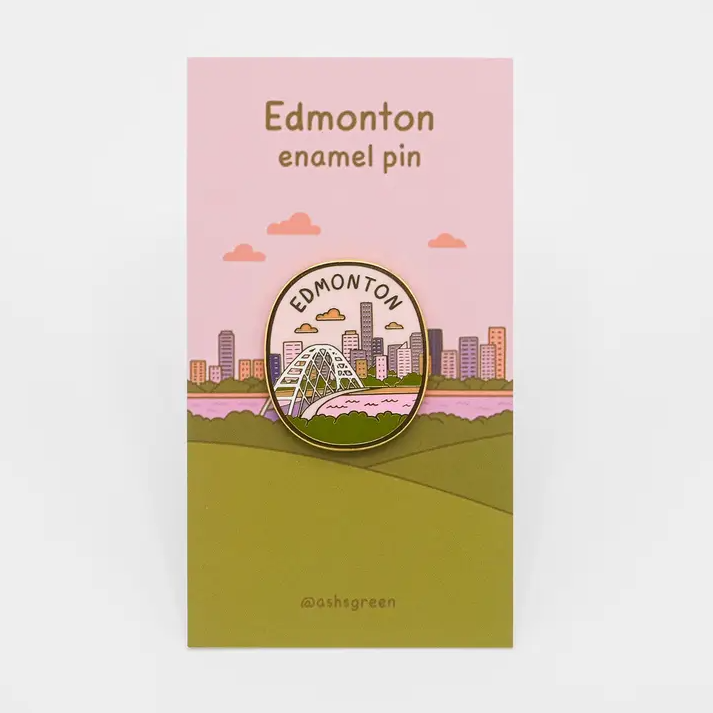 Edmonton Enamel Pin Edmonton Enamel Pin