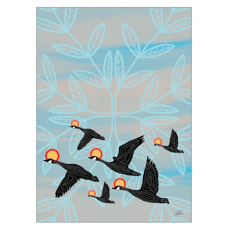 Geese Tea Towel Geese Tea Towel