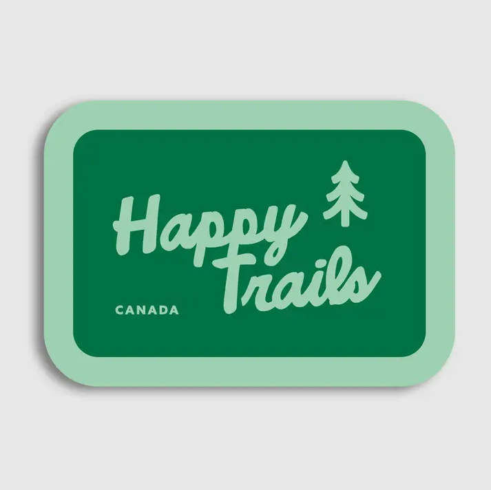 Happy Trails Sticker Happy Trails Sticker