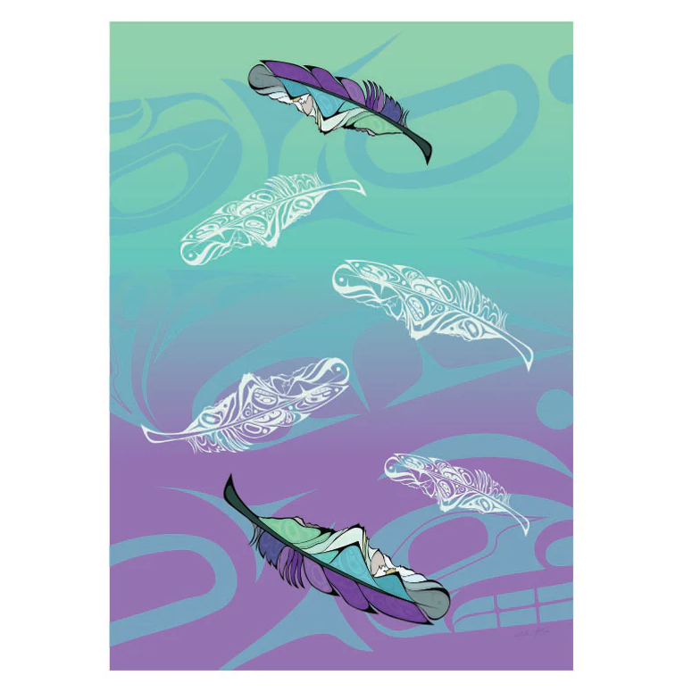 Healing Feather Tea Towel Healing Feather Tea Towel