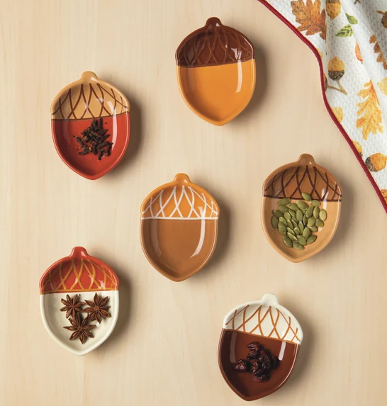 Acorn Pinch Bowl Set Acorn Pinch Bowl Set