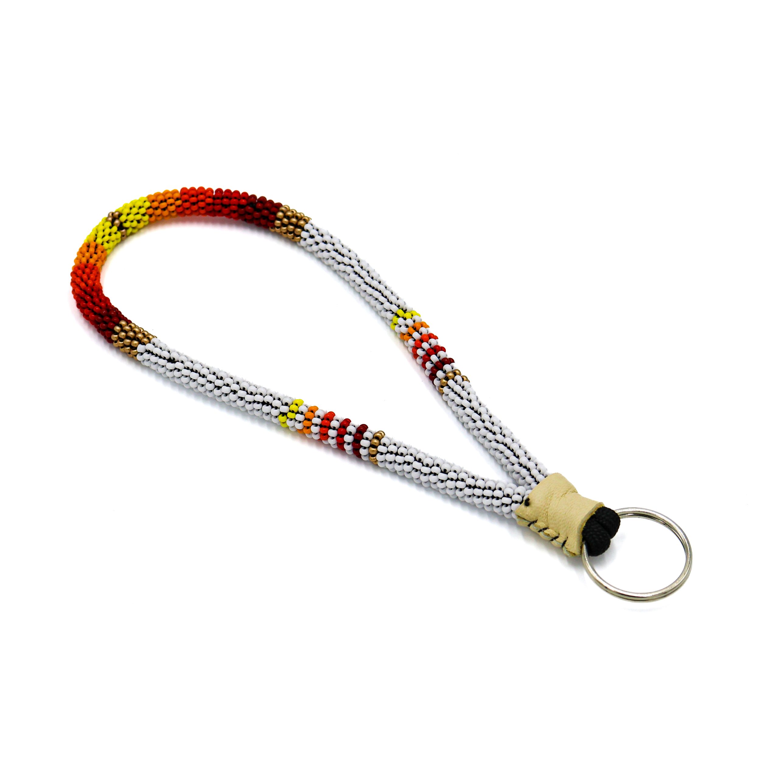 Beaded Wristlet White Beaded Wristlet White scaled