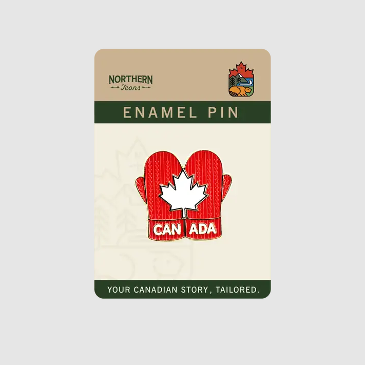Canada Mittens Enamel Pin Canada Mittens Enamel Pin